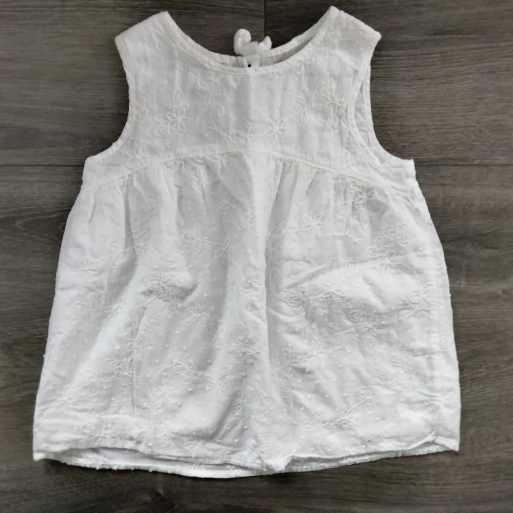Genuine Kids from Oshkosh Girls White Tank Top Size 6X